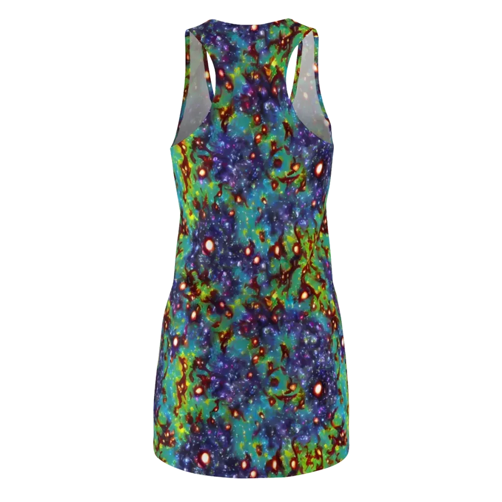 Bioluminescent Wilds on Racerback Dress — Back