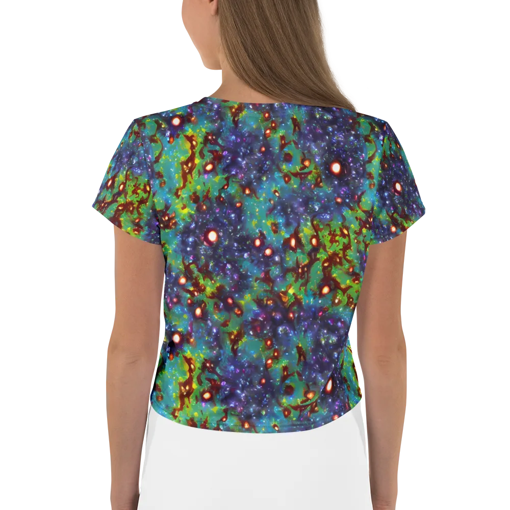 Bioluminescent Wilds on Crop Tee — Back