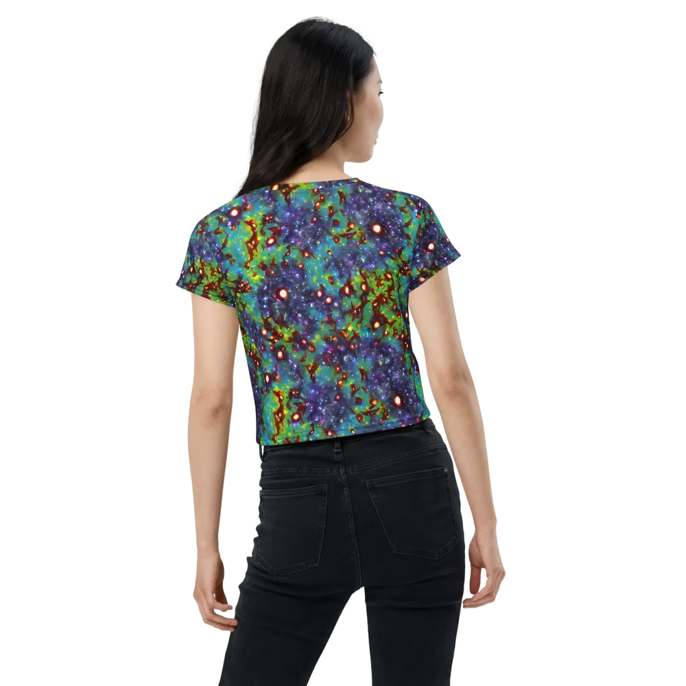 Bioluminescent Wilds on Crop Tee — Back