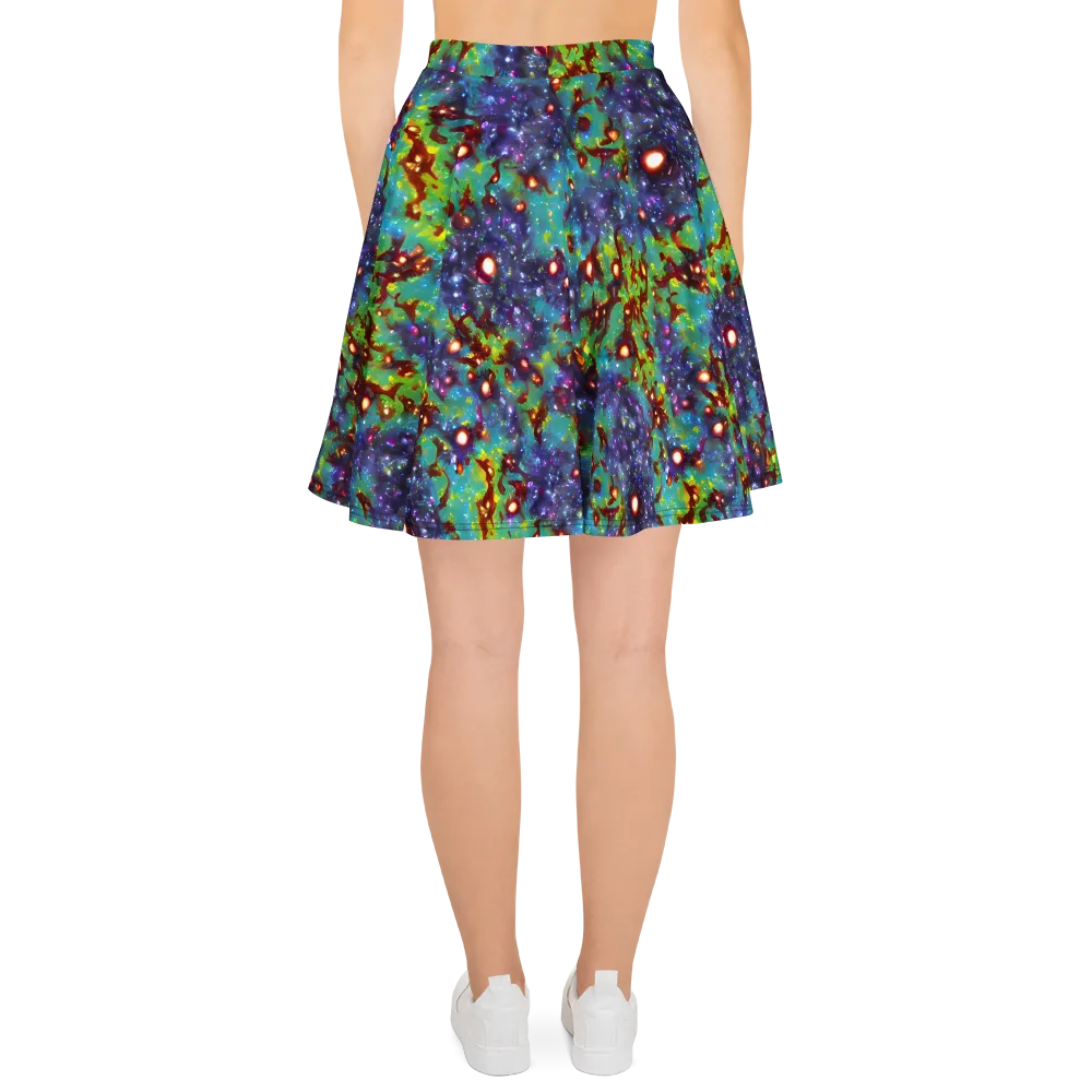 Bioluminescent Wilds on Skater Skirt — Back