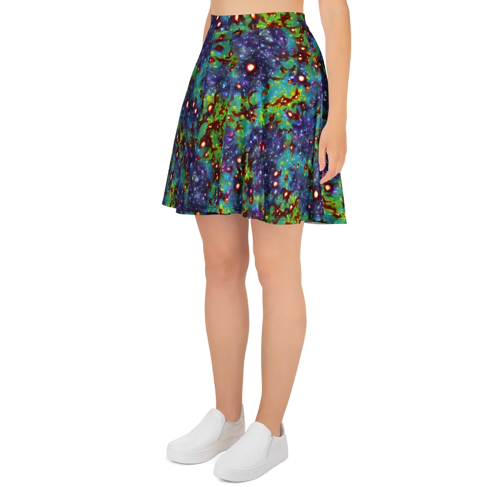 Bioluminescent Wilds on Skater Skirt — Left