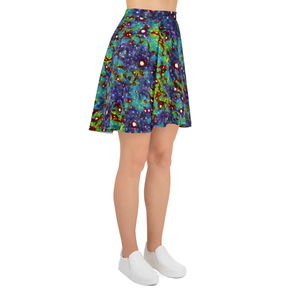 Bioluminescent Wilds on Skater Skirt — Right