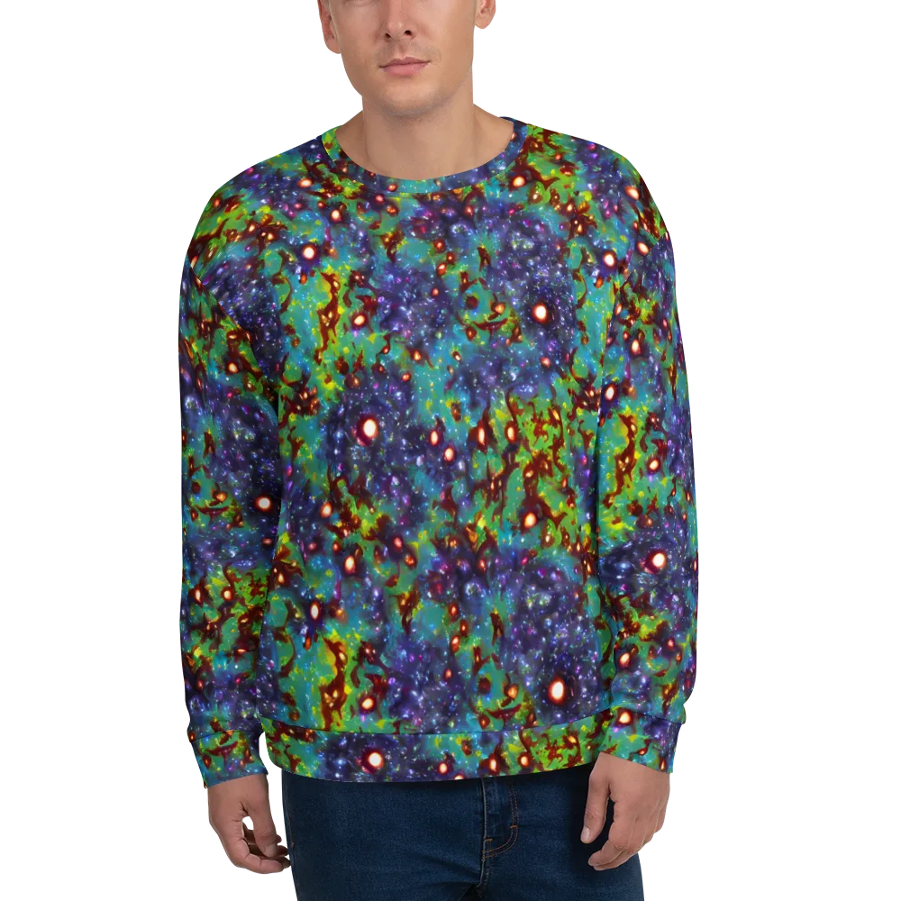 Bioluminescent Wilds on Sweatshirt — Front