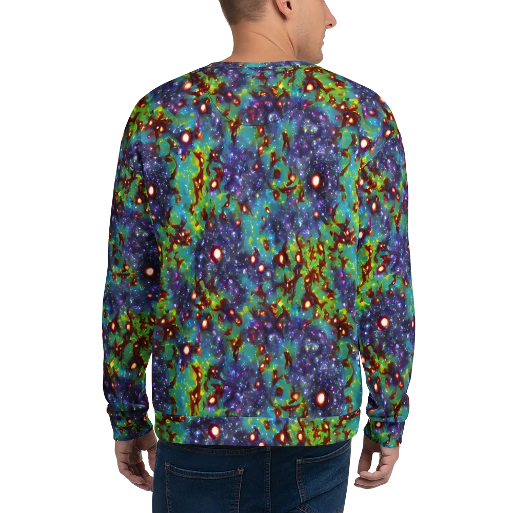 Bioluminescent Wilds on Sweatshirt — Back