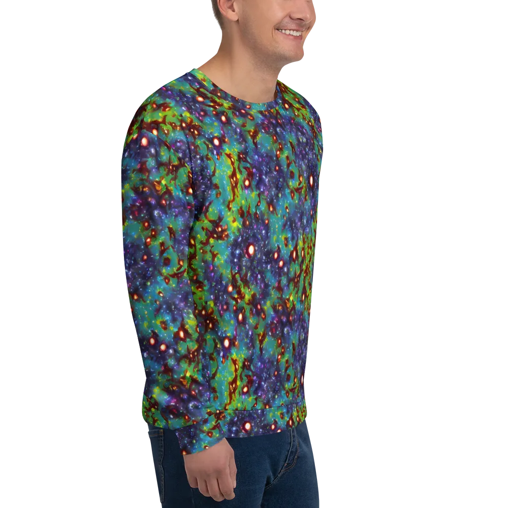 Bioluminescent Wilds on Sweatshirt — Right Front