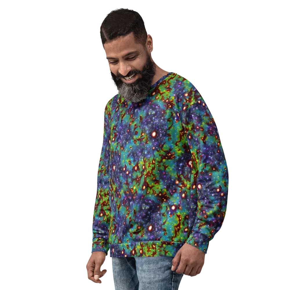 Bioluminescent Wilds on Sweatshirt — Left Front