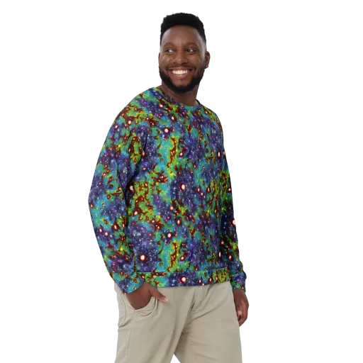 Bioluminescent Wilds on a Sweatshirt