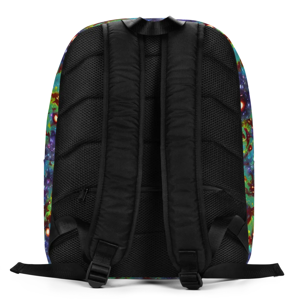Bioluminescent Wilds on Minimalist Backpack — Back