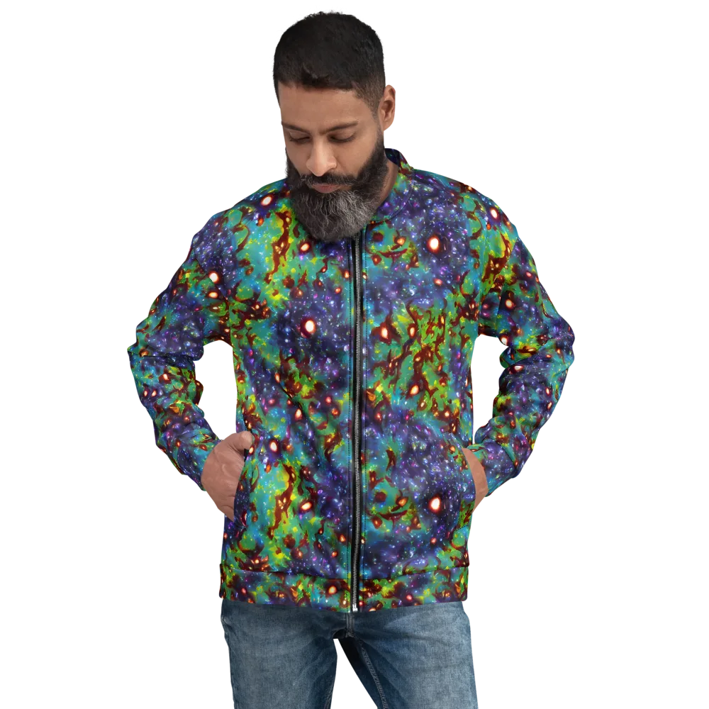 Bioluminescent Wilds on Bomber Jacket — Front