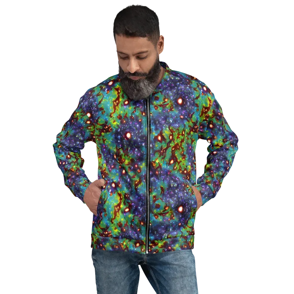 Bioluminescent Wilds on Bomber Jacket — Front