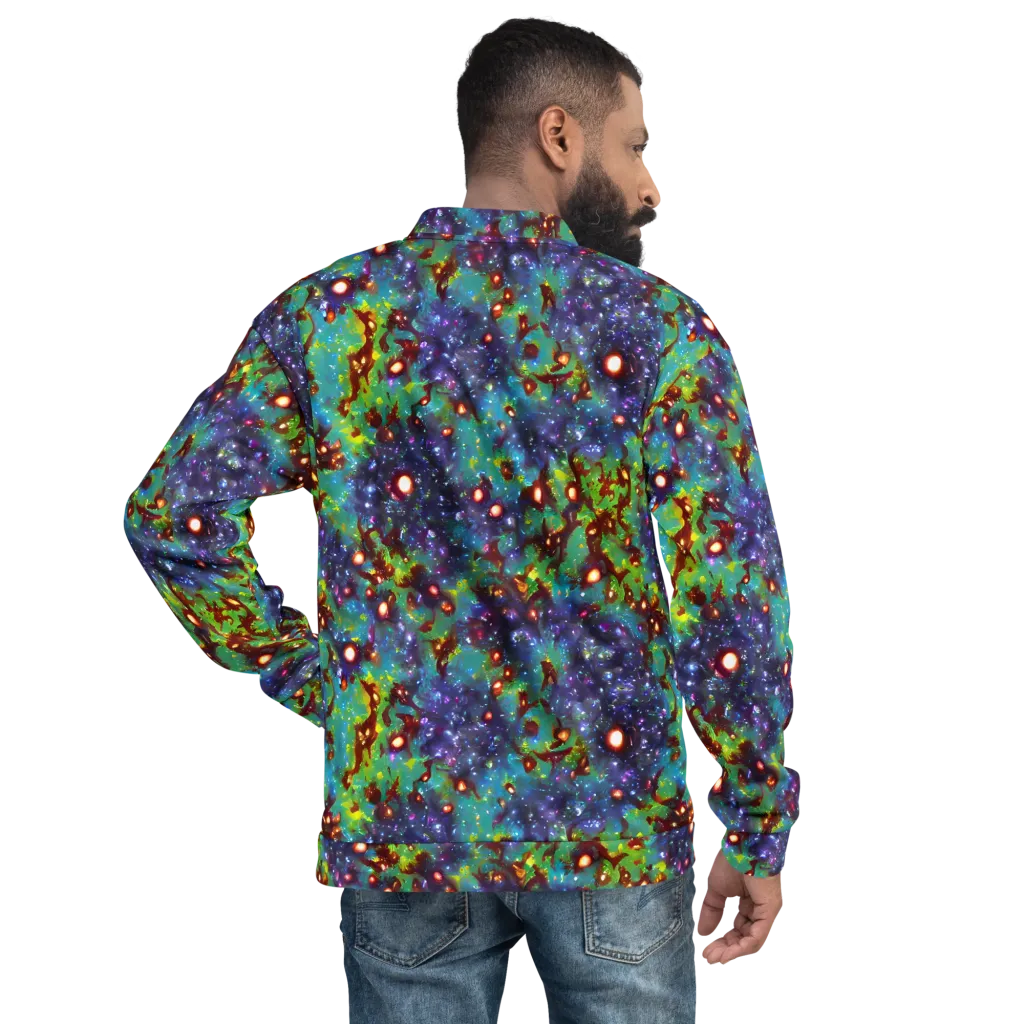 Bioluminescent Wilds on Bomber Jacket — Back