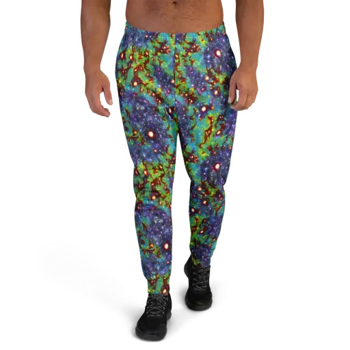 Bioluminescent Wilds on a Men's Joggers