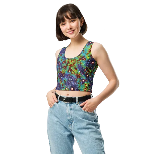 Bioluminescent Wilds on a Crop Top