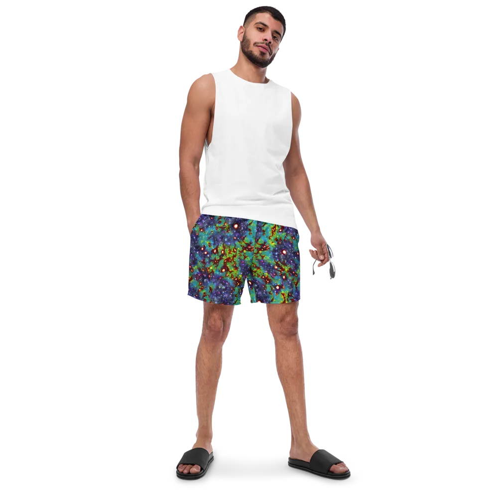 Bioluminescent Wilds on Swim Trunks — Front