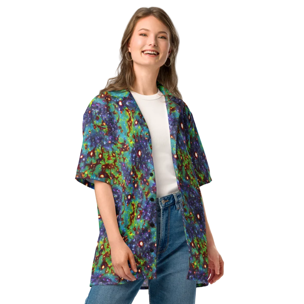 Bioluminescent Wilds on Button Shirt — Front