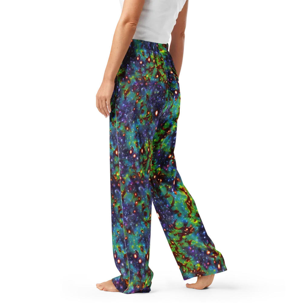Bioluminescent Wilds on Women's Pajama Pants — Left