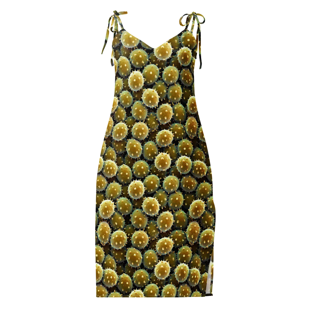 Golden Spore on Slip Dress — Front