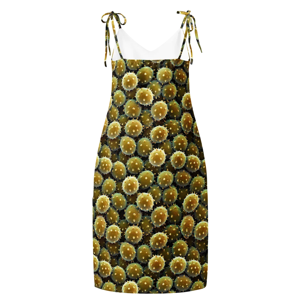 Golden Spore on Slip Dress — Back