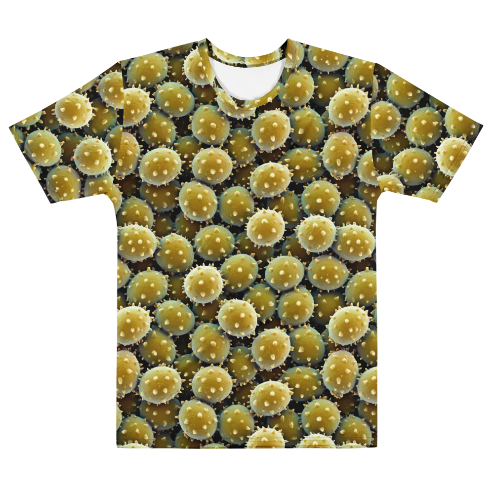 Golden Spore on Men's Cotton Crew Neck T-Shirt — Front