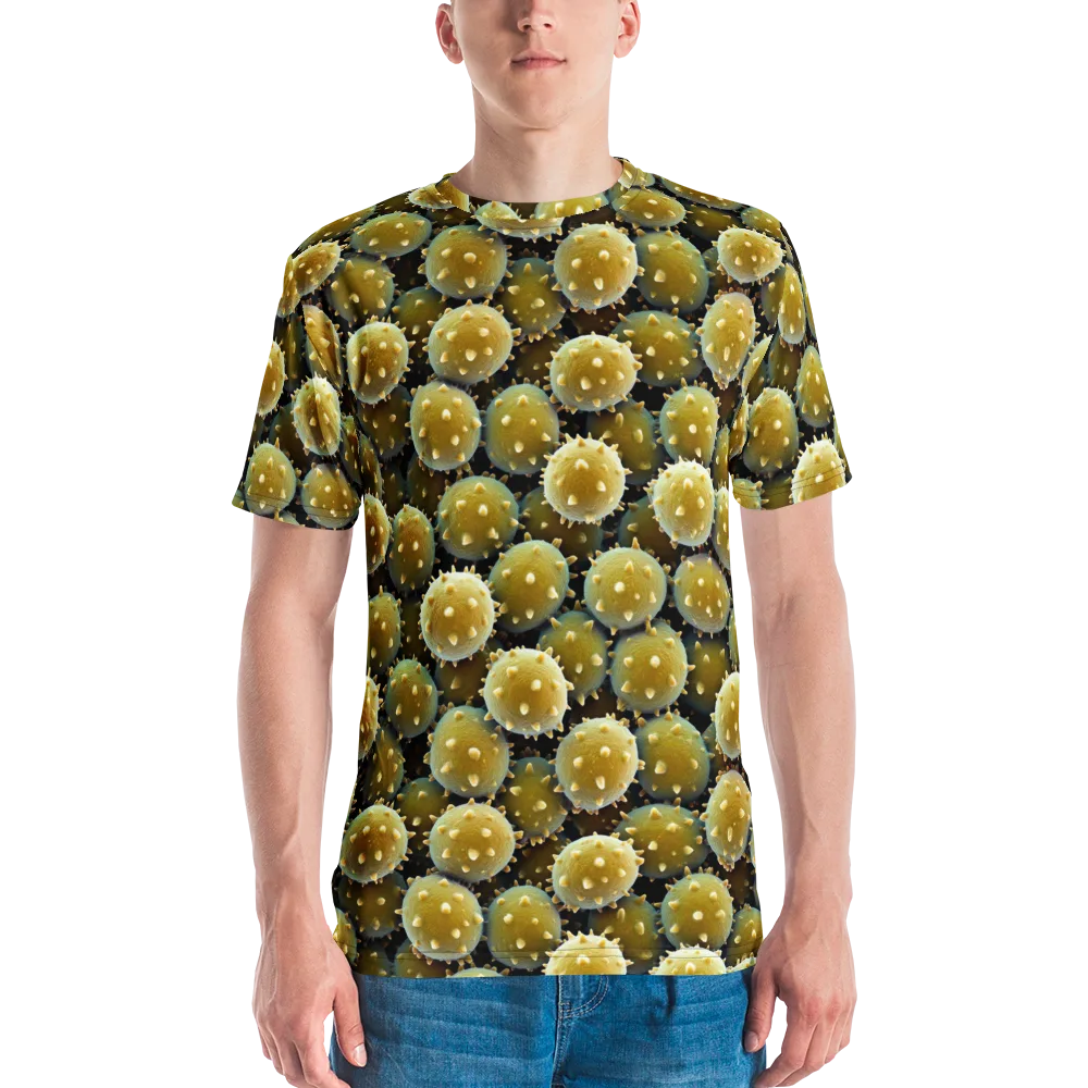 Golden Spore on Men's Crew Neck T-Shirt — Front