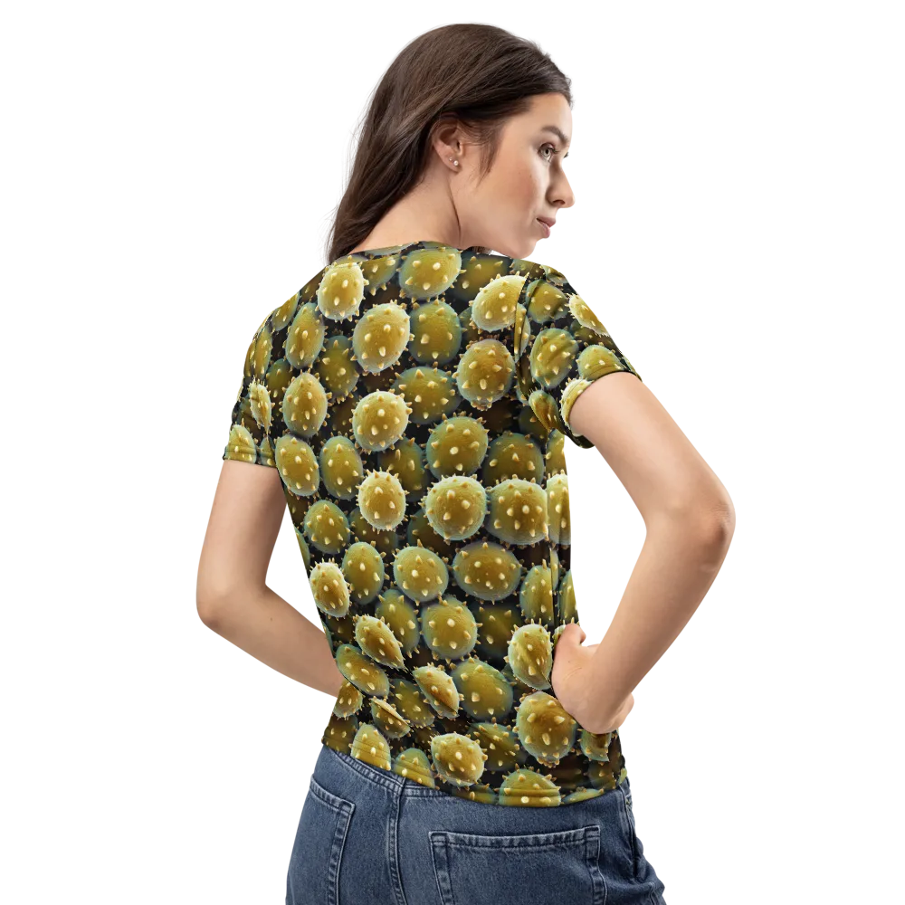Golden Spore on Women's Crew Neck T-Shirt — Back