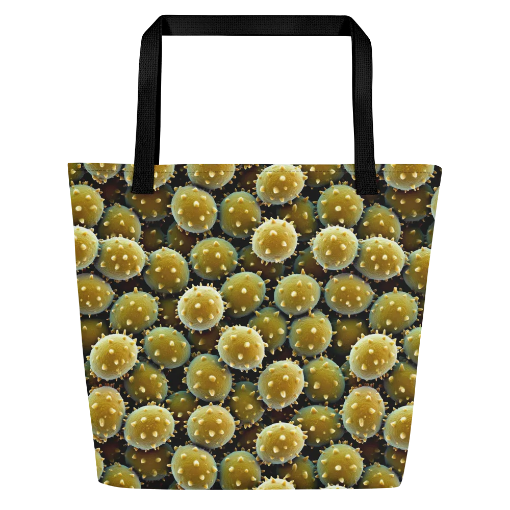 Golden Spore on Large Tote Bag W/ Pocket — Front