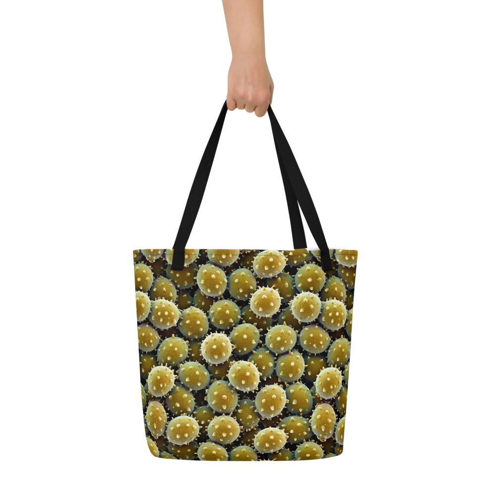 Golden Spore on Large Tote Bag W/ Pocket — Front