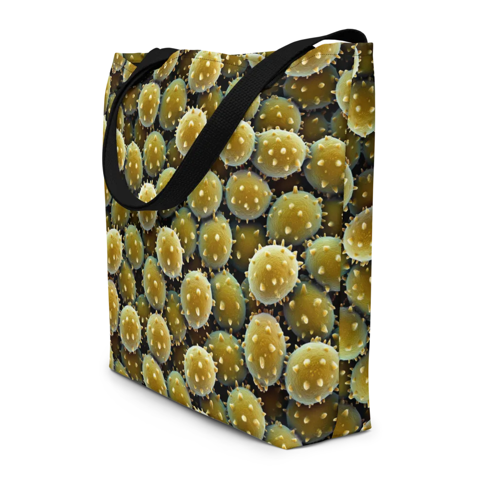 Golden Spore on Large Tote Bag W/ Pocket — Front