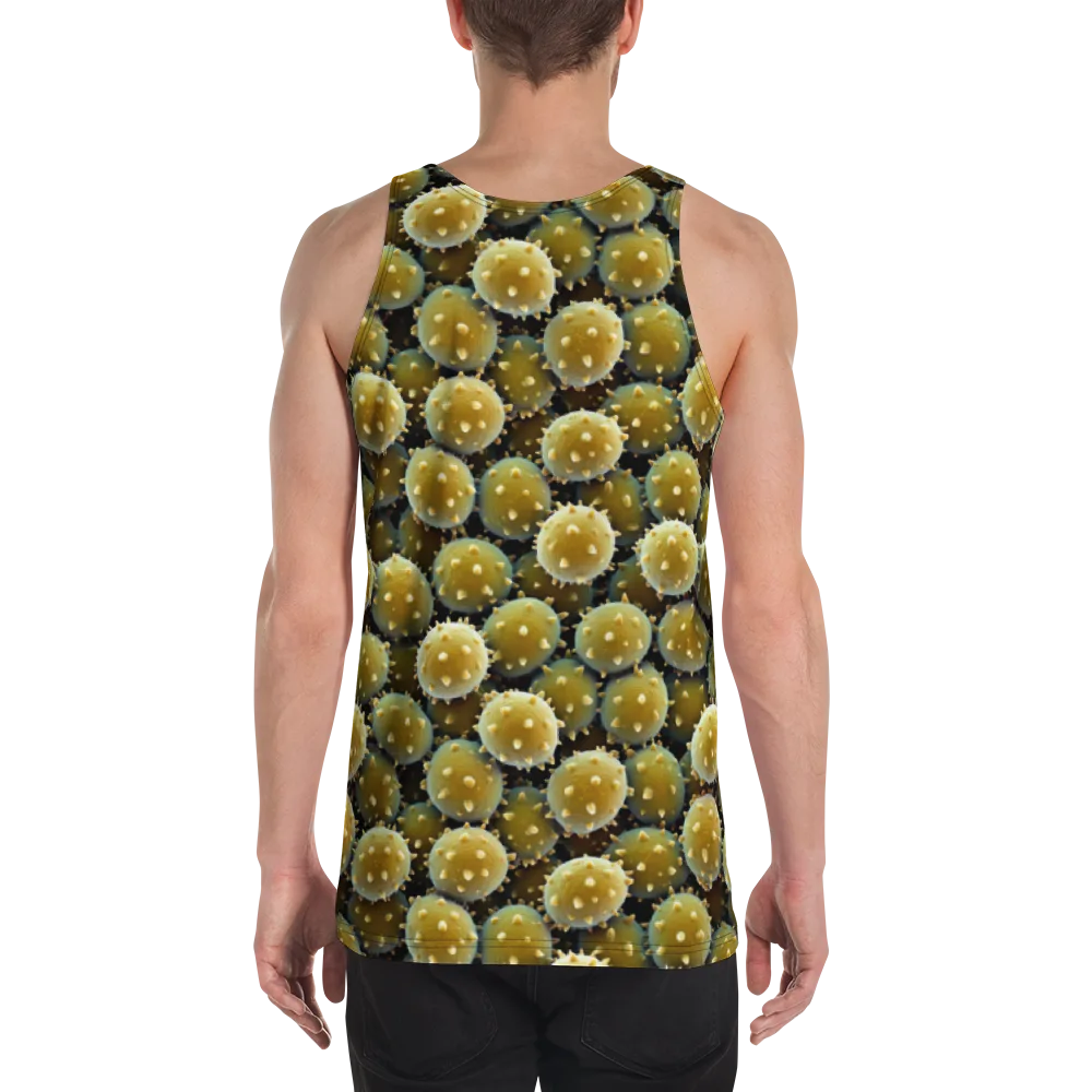Golden Spore on Men's Tank Top — Back