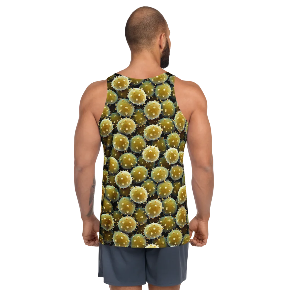 Golden Spore on Men's Tank Top — Back
