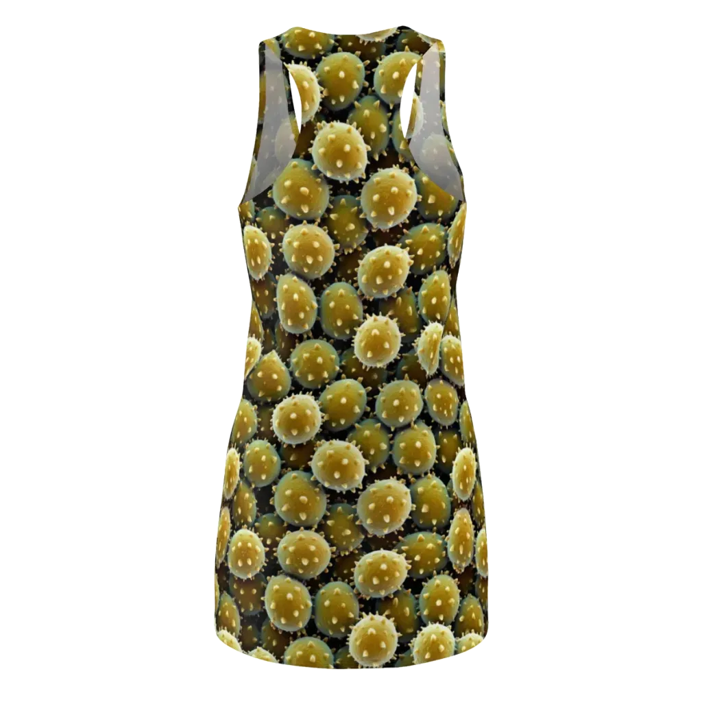 Golden Spore on Racerback Dress — Back