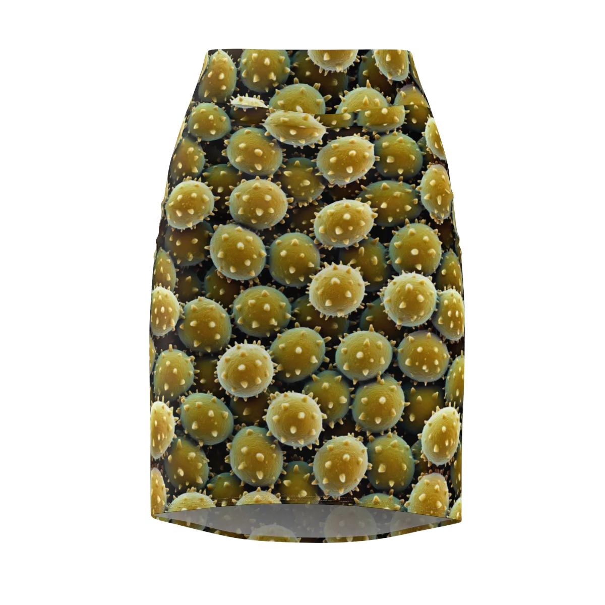 Golden Spore on Pencil Skirt — Front