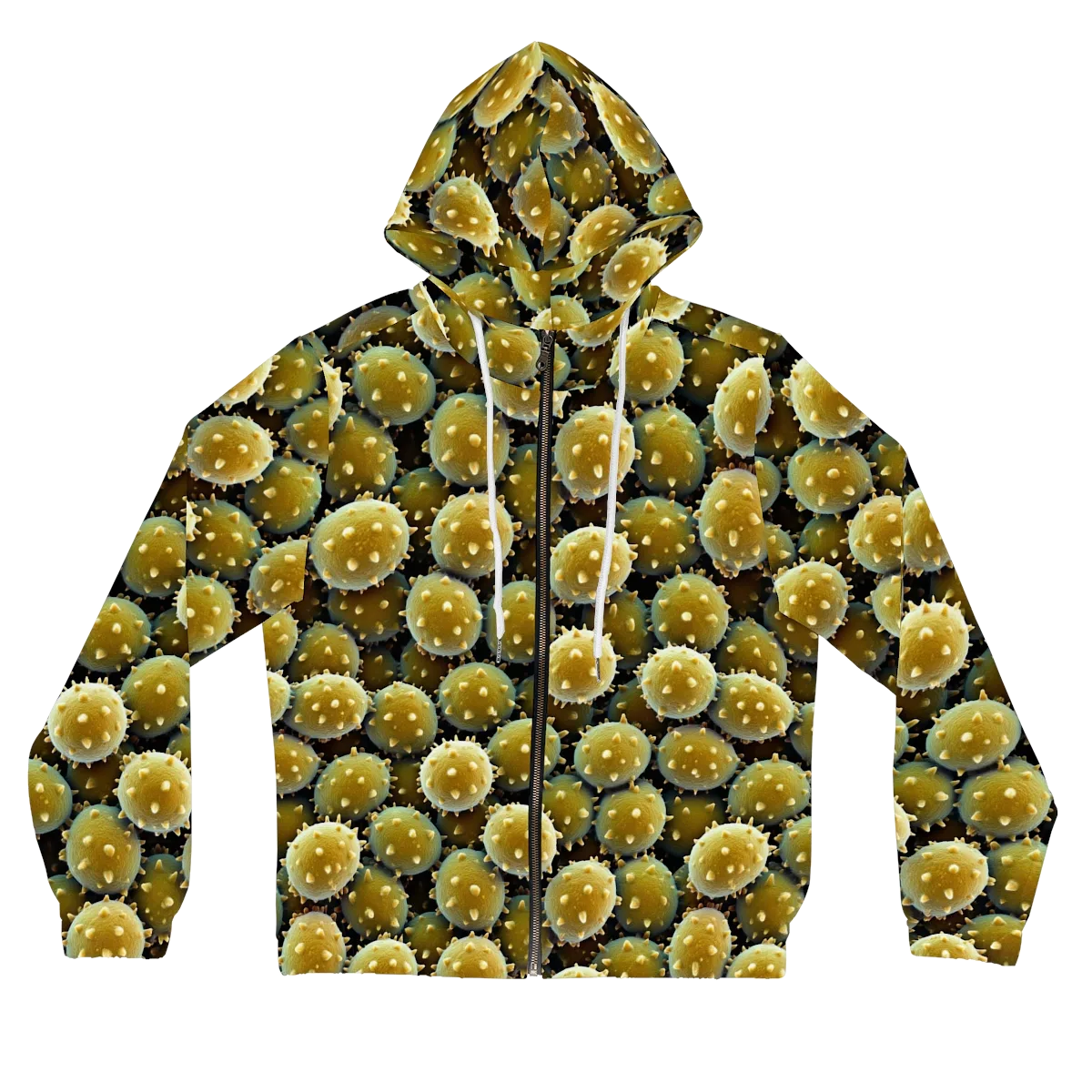 Golden Spore on Women's Full-Zip Hoodie — Front