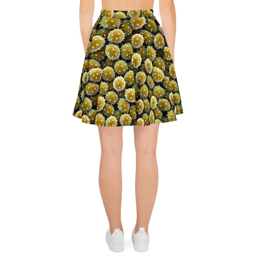Golden Spore on Skater Skirt — Back