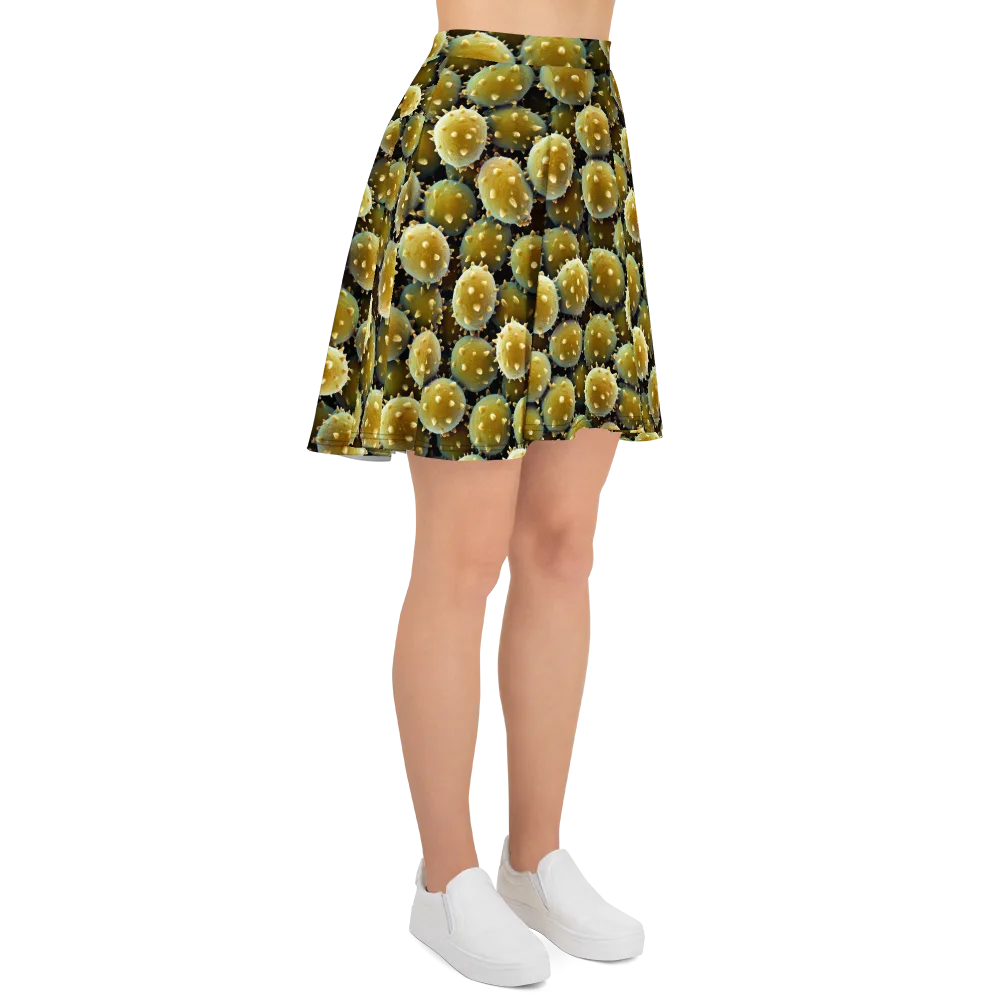 Golden Spore on Skater Skirt — Right