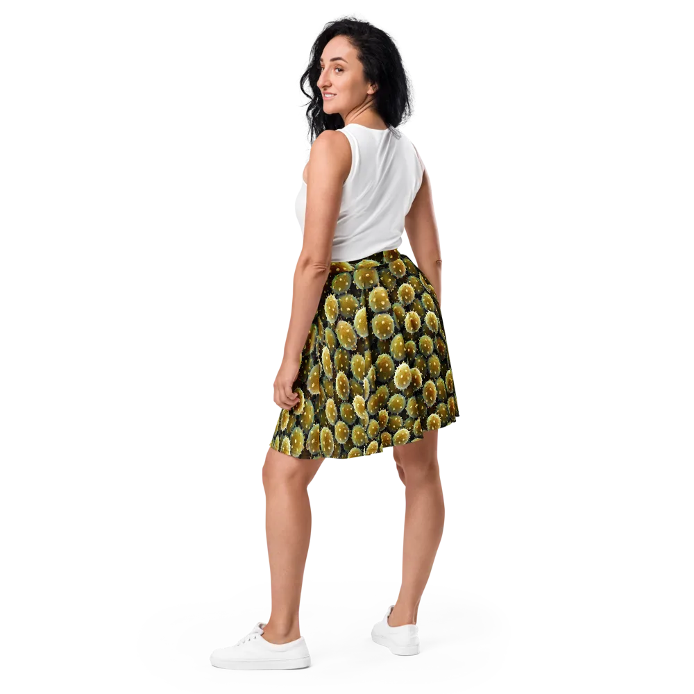 Golden Spore on Skater Skirt — Back