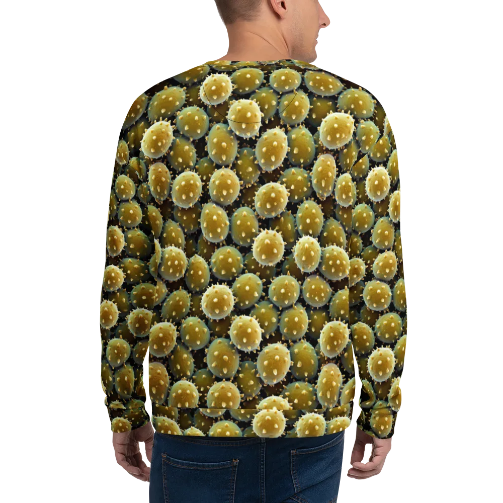 Golden Spore on Sweatshirt — Back