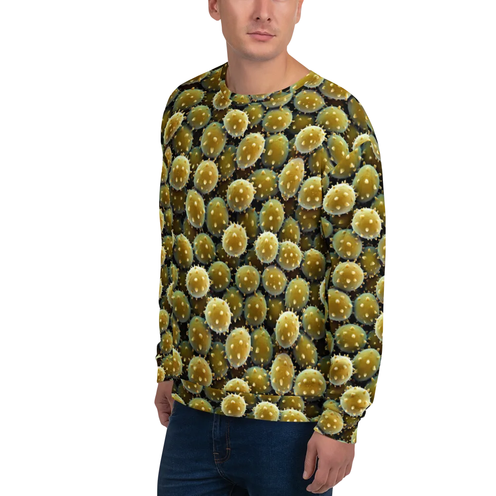Golden Spore on Sweatshirt — Left Front