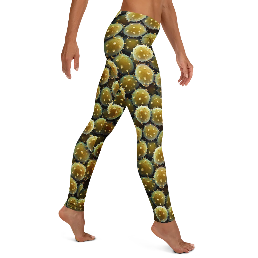 Golden Spore on Leggings — Right