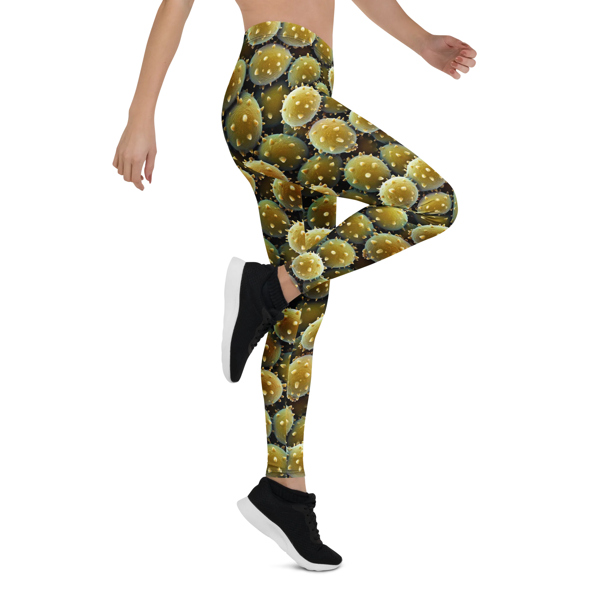 Golden Spore on Leggings — Right