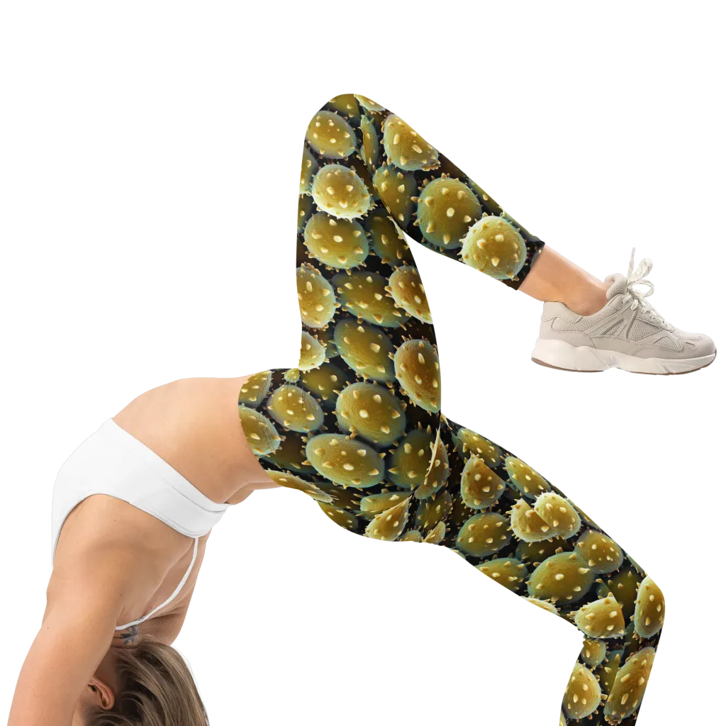 Golden Spore on Leggings — Right