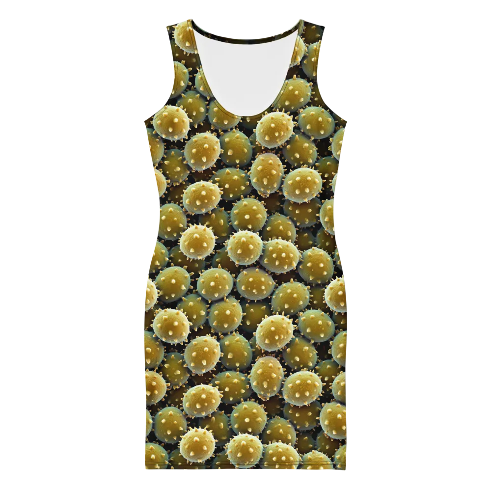 Golden Spore on Bodycon Dress — Front