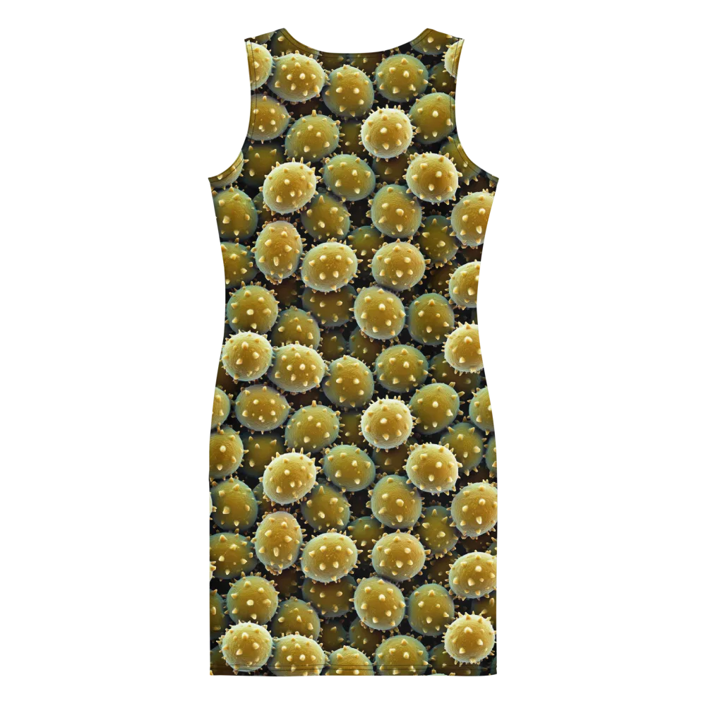 Golden Spore on Bodycon Dress — Back