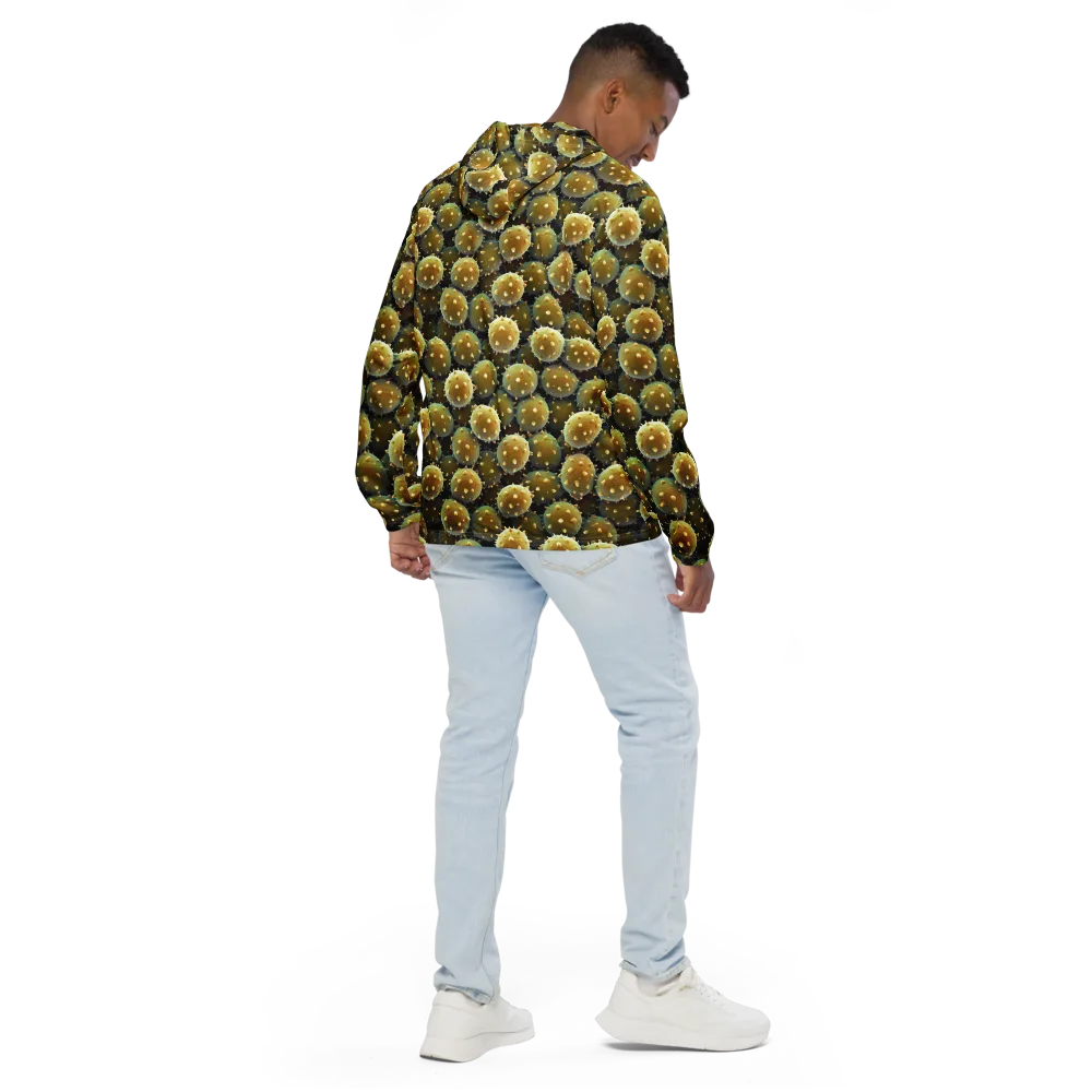 Golden Spore on Men's Windbreaker — Back