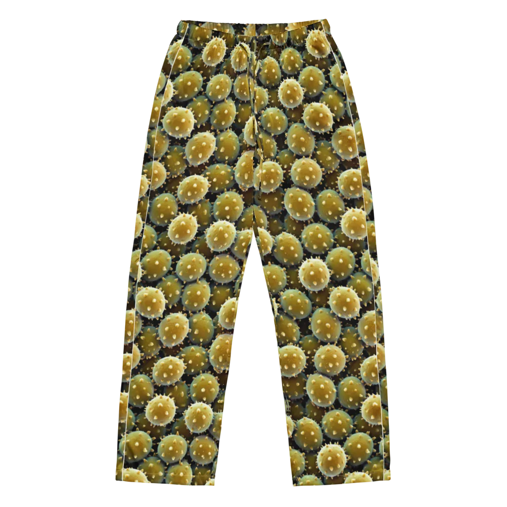 Golden Spore on Women's Pajama Pants — Front