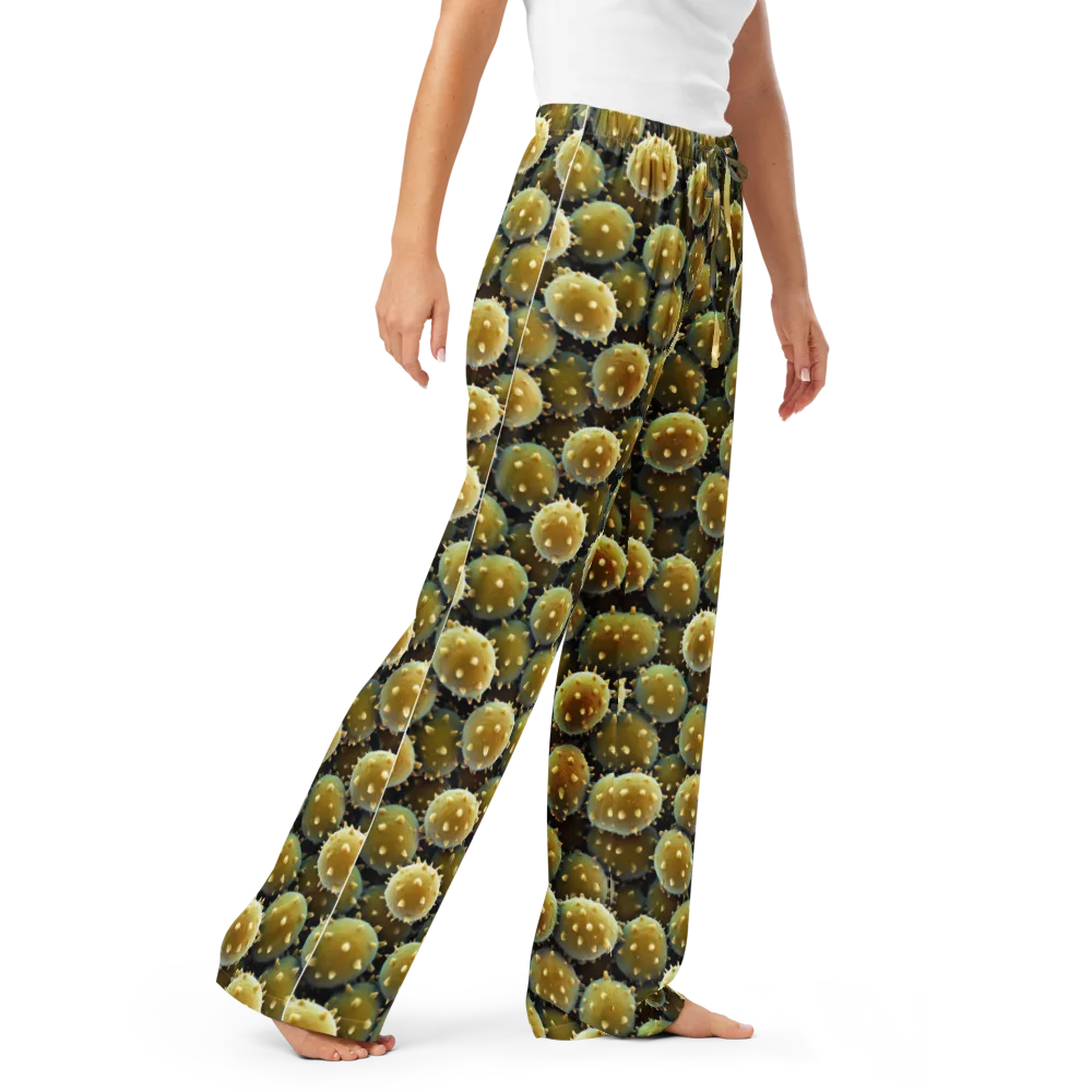 Golden Spore on Women's Pajama Pants — Right Front