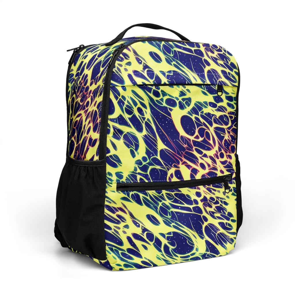 Acid Starfield on Utility Backpack — Right Front