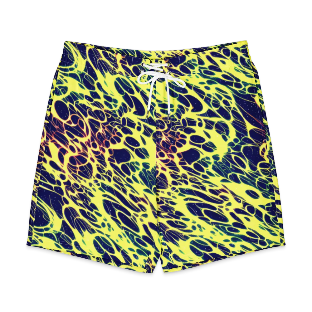 Acid Starfield on Men's Board Shorts — Front