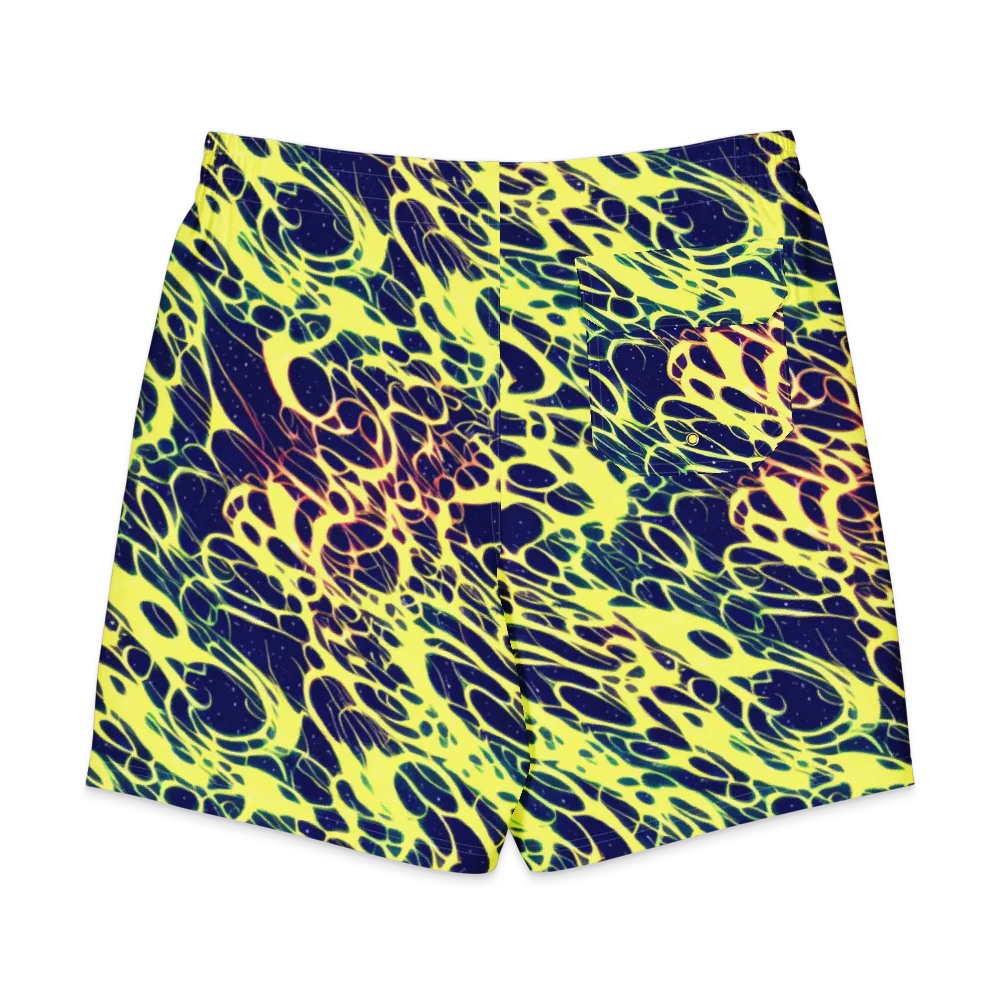 Acid Starfield on Men's Board Shorts — Back