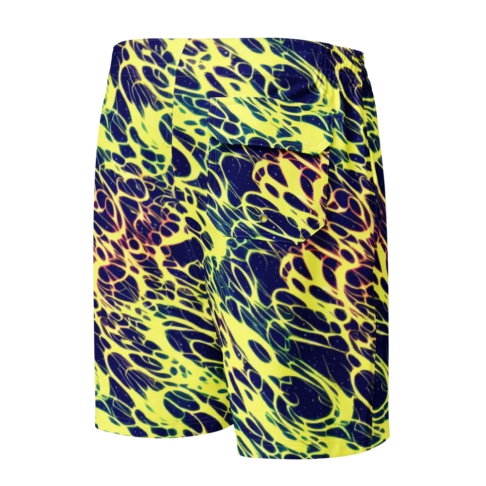 Acid Starfield on Men's Board Shorts — Back